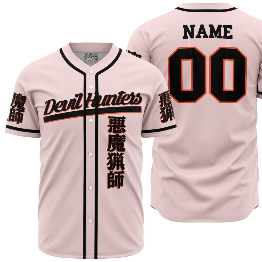 Personalized Denji Devil Hunter CM AOP Baseball Jersey MAIN Mockup - Anime Gifts Store