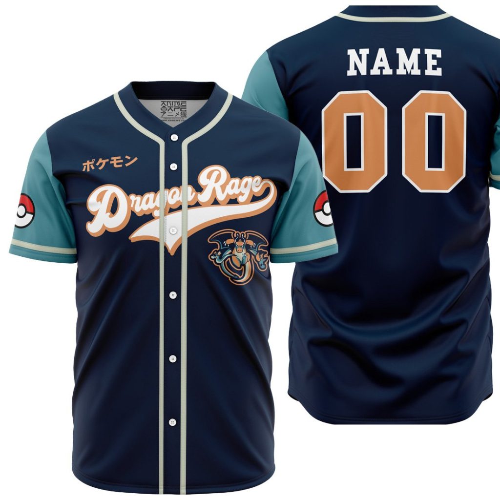 Personalized Dragon Rage P AOP Baseball Jersey MAIN Mockup 1 - Anime Gifts Store