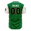 Personalized Dragonzords Green PR AOP Baseball Jersey BACK Mockup - Anime Gifts Store