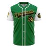 Personalized Dragonzords Green PR AOP Baseball Jersey FRONT Mockup - Anime Gifts Store