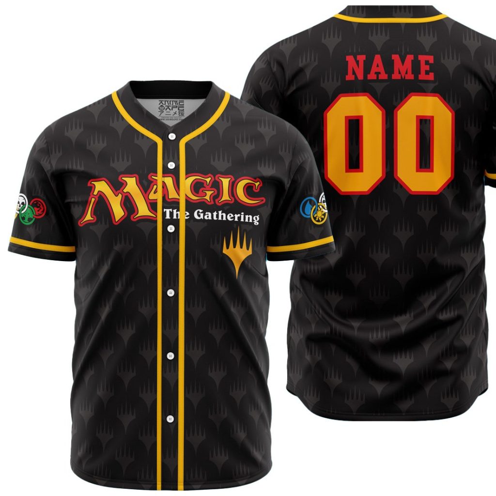 Personalized Elements of MTG AOP Baseball Jersey MAIN Mockup - Anime Gifts Store