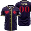 Personalized First Outfit Hisoka HXH AOP Baseball Jersey MAIN Mockup - Anime Gifts Store