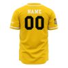 Personalized Hufflepuff Badgers House HP AOP Baseball Jersey BACK Mockup - Anime Gifts Store