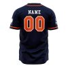 Personalized Karasuno Hinata H AOP Baseball Jersey BACK Mockup - Anime Gifts Store