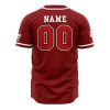 Personalized Kirishima Red Riot MHA AOP Baseball Jersey BACK Mockup - Anime Gifts Store