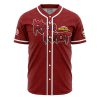 Personalized Kirishima Red Riot MHA AOP Baseball Jersey FRONT Mockup - Anime Gifts Store