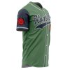 Personalized Konoha Jonin Naruto AOP Baseball Jersey SIDE Mockup - Anime Gifts Store