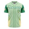 Personalized Leafeon Eeveelution P AOP Baseball Jersey FRONT Mockup - Anime Gifts Store