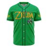 Personalized Link Legend of Zelda AOP Baseball Jersey FRONT Mockup - Anime Gifts Store