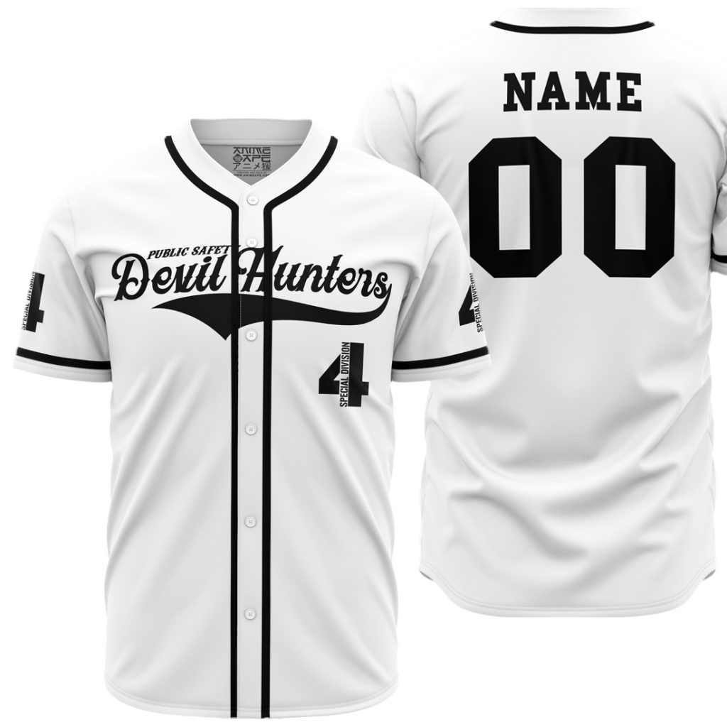 Personalized Public Safety Devil Hunters CM AOP Baseball Jersey MAIN Mockup - Anime Gifts Store