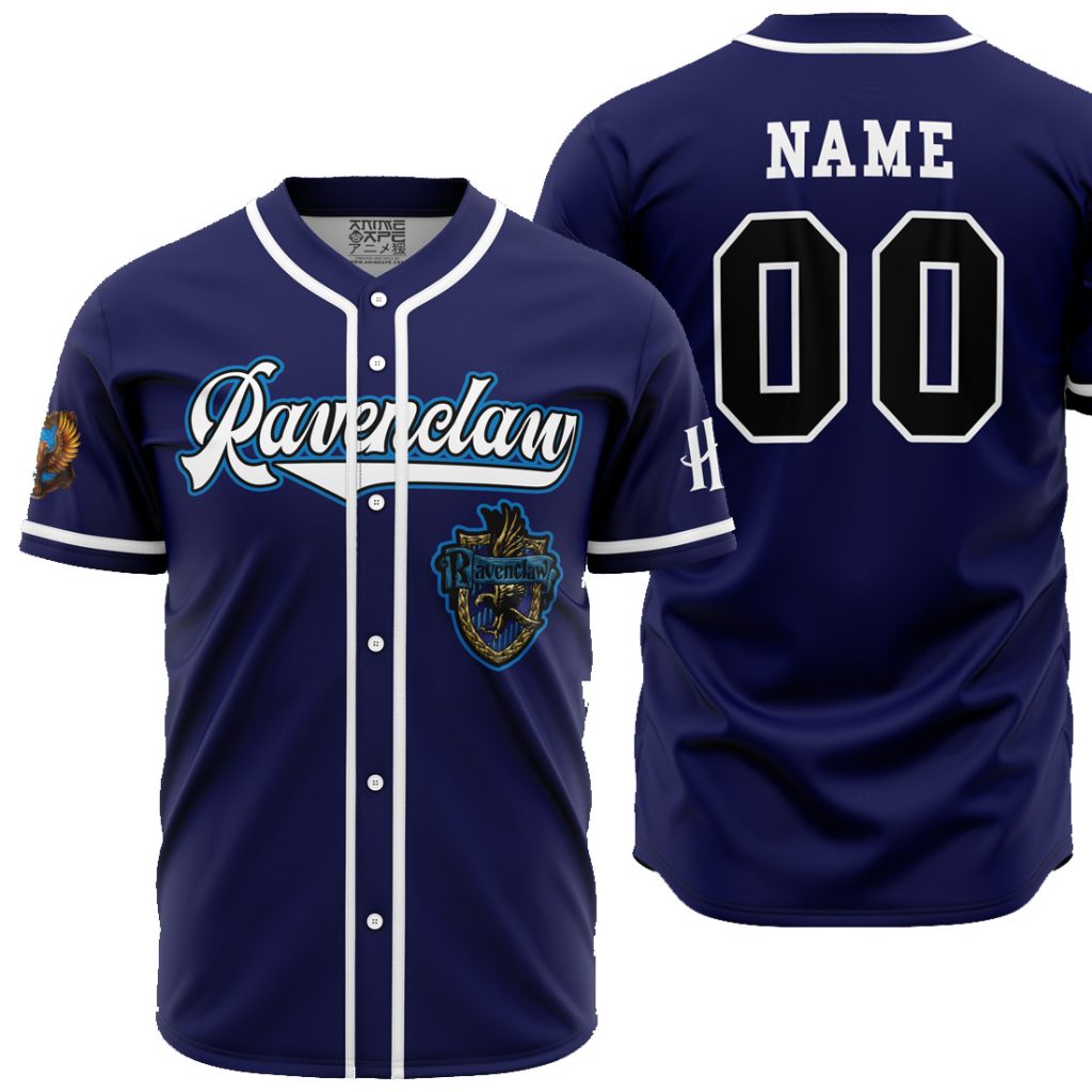 Personalized Ravenclaw HP AOP Baseball Jersey MAIN Mockup - Anime Gifts Store