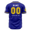 Personalized Saiyan Vegeta DBZ AOP Baseball Jersey BACK Mockup - Anime Gifts Store