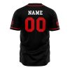 Personalized Sasuke Uchiha N AOP Baseball Jersey BACK Mockup - Anime Gifts Store