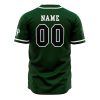 Personalized Slytherin HP AOP Baseball Jersey BACK Mockup - Anime Gifts Store