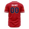 Personalized Superman DC AOP Baseball Jersey BACK Mockup - Anime Gifts Store