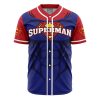 Personalized Superman DC AOP Baseball Jersey FRONT Mockup - Anime Gifts Store