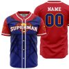 Personalized Superman DC AOP Baseball Jersey MAIN Mockup - Anime Gifts Store