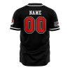 Personalized Team Rocket Grunt Black P AOP Baseball Jersey BACK Mockup - Anime Gifts Store