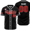 Personalized Team Rocket Grunt Black P AOP Baseball Jersey MAIN Mockup - Anime Gifts Store