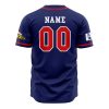 Personalized Training Uniform MHA AOP Baseball Jersey BACK Mockup - Anime Gifts Store