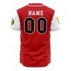 Personalized Tyrannosauruses Red PR AOP Baseball Jersey BACK Mockup - Anime Gifts Store