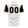 Personalized White Tigers White PR AOP Baseball Jersey BACK Mockup - Anime Gifts Store