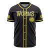 Personalized Worms Dorohedoro AOP Baseball Jersey FRONT Mockup - Anime Gifts Store