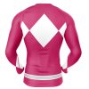 Pink Ranger Compression Shirt Rash Guard back 3 - Anime Gifts Store