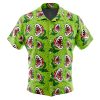 Piranha Plant SMB Short Sleeve Hawaiian Shirt FRONT Mockup - Anime Gifts Store