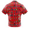 Pixel Smash SMB Short Sleeve Hawaiian Shirt BACK Mockup - Anime Gifts Store