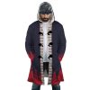 Portgas d Aces Arc OP AOP Hooded Cloak Coat FRONT Mockup - Anime Gifts Store