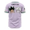 Power Duo Gon Killua Hunter X Hunter AOP Baseball Jersey BACK Mockup - Anime Gifts Store