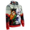 Power Duo Gon Killua Hunter X Hunter AOP Hoodie 3D RIGHT Mockup - Anime Gifts Store