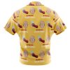 Power Saitama One Punch Man Short Sleeve Hawaiian Shirt BACK Mockup - Anime Gifts Store