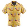 Power Saitama One Punch Man Short Sleeve Hawaiian Shirt FRONT Mockup - Anime Gifts Store