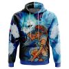 Raging Princess Mononoke Studio Ghibli AOP Hoodie 3D FRONT Mockup - Anime Gifts Store