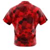 Red Aloha Akatsuki Short Sleeve Hawaiian Shirt BACK Mockup - Anime Gifts Store