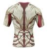 Reiner braun Short Sleeve Rash Guard back - Anime Gifts Store