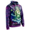 Rick and Morty Trippy Cosmic Rick AOP Hoodie 3D RIGHT Mockup - Anime Gifts Store