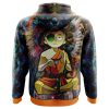 Rick and Morty Trippy Enlightened Morty AOP Hoodie 3D BACK Mockup - Anime Gifts Store