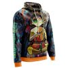 Rick and Morty Trippy Enlightened Morty AOP Hoodie 3D RIGHT Mockup - Anime Gifts Store