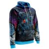 Sea Creatures Ponyo Studio Ghibli AOP Hoodie 3D RIGHT Mockup - Anime Gifts Store