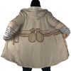 Senku Ishigami Dr. Stone AOP Hooded Cloak Coat NO HOOD - Anime Gifts Store