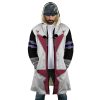 Seto Kaiba Yugioh AOP Hooded Cloak Coat FRONT Mockup - Anime Gifts Store