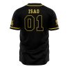 Shinsengumi Gintama AOP Baseball Jersey AOP Baseball Jersey BACK Mockup - Anime Gifts Store