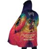 Space Samurai Tanjiro Demon Slayer AOP Hooded Cloak Coat SIDE Mockup - Anime Gifts Store