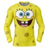 Spongebob Compression Shirt Rash Guard front - Anime Gifts Store