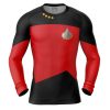 Star Trek Red Compression Shirt Rash Guard front - Anime Gifts Store