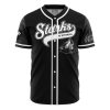 Starks of Winterfell Black GOT AOP Baseball Jersey AOP Baseball Jersey FRONT Mockup - Anime Gifts Store