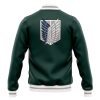 Survey Corps AOT Varsity Jacket BACK Mockup - Anime Gifts Store